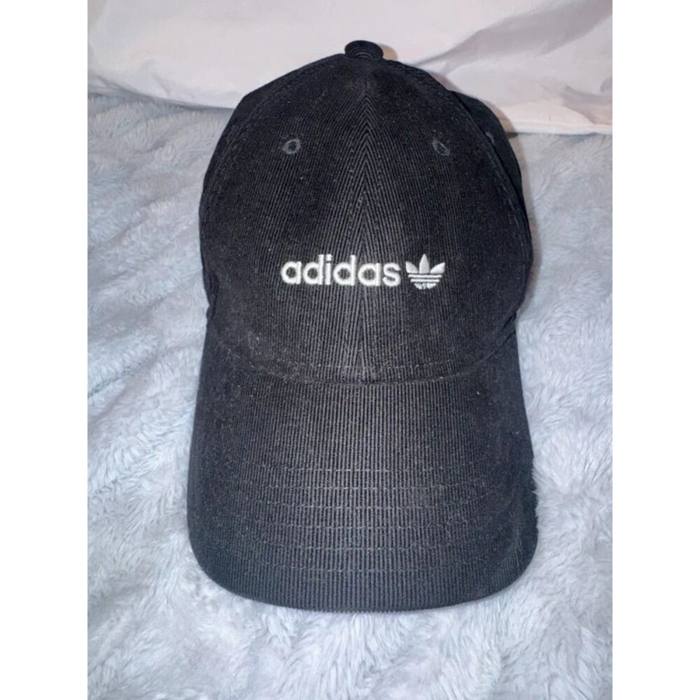 Black Corduroy Adidas SnapBack